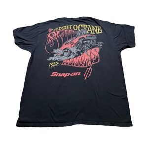 Snap On Speed Demon Graphic Shirt Car Racing Skater Retro Skull Streetwear XL